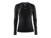 Craft 2016 Women s Active Extreme Concept Long Sleeve Base Layer 1904141 BLACK PLATINUM XS