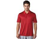 Adidas Golf 2017 Men s 2 Color Merch Stripe Short Sleeve Polo Shirt Power Red Black 2XL