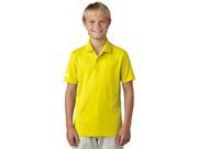 Adidas Golf 2017 Boy s Adidas Performance Short Sleeve Polo Shirt Vivid Yellow XL