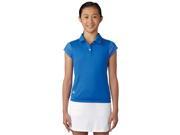 Adidas Golf 2017 Girl s Micro Dot Short Sleeve Polo Shirt Blue XL