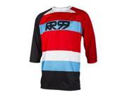 Royal Racing 2017 Men s Drift 3 4 Sleeve Cycling Jersey 0050 Red White Sky Blue Black M