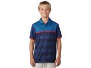 Adidas Golf 2017 Junior s Camo Stripe Short Sleeve Polo Shirt St Dark Slate M