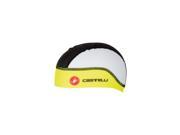 Castelli 2017 Summer Cycling Skullcap H16043 black white yellow fluo One Size