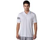 Adidas Golf 2017 Men s ClimaCool 3 Stripes Short Sleeve Polo Shirt White XL