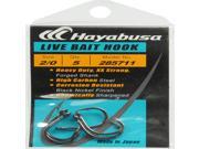 Hayabusa Live Bait Hook Black Nickel Size 2 0 285711 2 0
