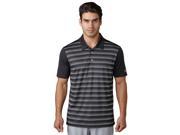 Adidas Golf 2017 Men s ClimaCool Competition Stripe Short Sleeve Polo Shirt Black 2XL