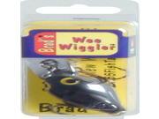 Brad s Killer Fishing Gear Wee Wiggler Metalic Silver Black BWW 03