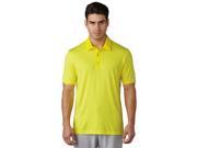Adidas Golf 2017 Men s ClimaChill Tonal Stripe Short Sleeve Polo Shirt Vivid Yellow 2XL
