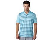 Adidas Golf 2017 Men s ClimaCool Competition Stripe Short Sleeve Polo Shirt Light Aqua M