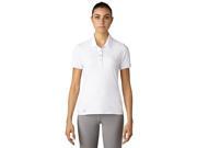 Adidas Golf 2017 Women s Essentials Cotton Hand Short Sleeve Polo Shirt White XL