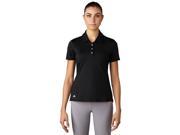 Adidas Golf 2017 Women s Essentials 3 Stripes Short Sleeve Polo Shirt Black L
