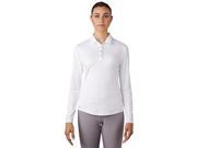 Adidas Golf 2017 Women s Performance Long Sleeve Polo Shirt White M