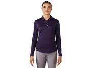 Adidas Golf 2017 Women s Performance Long Sleeve Polo Shirt Purple L
