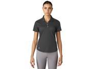 Adidas Golf 2017 Women s MicroDot Short Sleeve Polo Shirt Black L