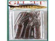 Gitzit 3.5 Gitzit Smoke Red Flake 4 Pack 2 Hook 94210