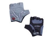 M Wave Gel Touch Cycling Gloves Black Grey Large