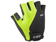 Louis Garneau 2017 Men s Air Gel RTR Cycling Gloves 1481163 BLACK BRIGHT YELLOW M