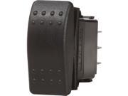 Blue Sea Systems Contura II Switch DPDT Black ON OFF ON 7938