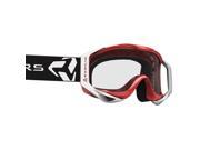 Ryders Eyewear Tallcan Bike Sports Goggles RED WHITE CLEAR DOUBLE LENS