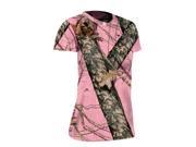 Yukon Gear Women s Burnout T Shirt Mossy Oak Pink Large PC 1 2 40