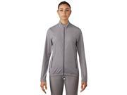 Adidas Golf 2017 Women s Essentials Full Zip Wind Jacket Trace Grey Heather XL