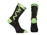 Northwave Men s Extreme Tech Plus Sock Pair Black Green Fluo L
