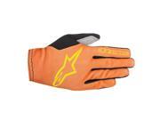 Alpinestars 2016 Men s Aero 2 Full Finger Cycling Gloves 1563016 Bright Orange Acid Yellow M