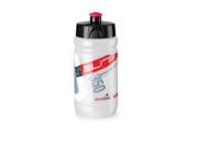 Elite Corsetta Kids Bicycle Water Bottle 350 ml CLEAR logo red