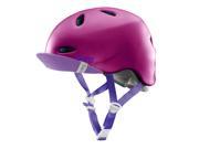 Bern 2016 Women s Berkeley Summer Bike Helmet w Visor Satin Fuchsia w Flip Visor XS S
