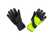 Gore Bike Wear 2015 16 Universal Windstopper Thermo Cycling Gloves GWTPOW Neon Yellow Black M