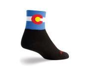 Socks SockGuy Classic 3 Colorado Flag 2 S M Cycling Running