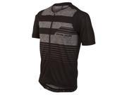 Pearl Izumi 2017 Men s MTB LTD Short Sleeve Cycling Jersey 19121702 BLACK SMOKED PEARL STRIPE L