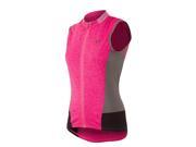 Pearl Izumi 2017 Women s Select Escape Sleeveless Cycling Jersey 11221632 SCREAMING PINK PARQUET S