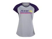 Zoot Sports 2015 Women s Run Sunset Graphic Running Tee Z1504020 Silver Strand Heather Deep Purple XS