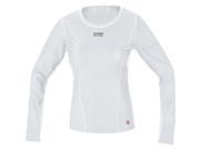 Gore Bike Wear 2015 16 Women s Base Layer Windstopper Lady Long Sleeve Shirt UWLSLA Light Grey White M 38