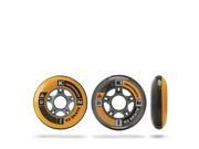 K2 2016 80 mm Inline Skate Wheel 4 Pack 82A I1504018010 Black