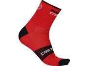 Castelli 2017 Rosso Corsa 6 Cycling Sock R17036 red S M