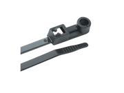 Ancor Mounting Self Cutting Cable Ties 14 Uv Black 500 Pack