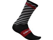 Castelli 2017 Free 13 Kit Cycling Sock R17039 black red L XL