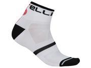 Castelli 2017 Velocissimo 6 Cycling Sock R17041 white S M