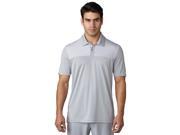 Adidas Golf 2017 Men s ClimaChill Heather Block Competition Short Sleeve Polo Shirt Mid Grey M