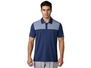 Adidas Golf 2017 Men s ClimaChill Heather Block Competition Short Sleeve Polo Shirt St Dark Slate S