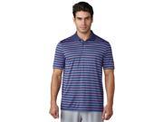 Adidas Golf 2017 Men s Club Merch Stripe Short Sleeve Polo Shirt St Dark Slate Blast Blue Energy 2XL