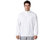 Adidas Golf 2017 Men s Club 1 2 Zip Long Sleeve Sweatshirt White 2XL