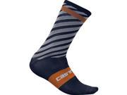 Castelli 2017 Free 13 Kit Cycling Sock R17039 midnight navy orange L XL