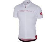 Castelli 2017 Men s Prologo 5 Short Sleeve Cycling Jersey A17019 White M
