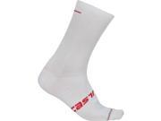 Castelli 2017 Linea Cycling Sock R17087 white L XL