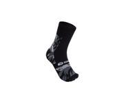 Sugoi 2017 RS Crew Sock Printed Black Gray Scale L