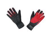 Gore Bike Wear 2015 16 Women s Power Windstopper Soft Shell Lady Full Finger Cycling Gloves GGPOWL Black Red L