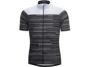 Gore Bike Wear 2017 Men s Element Stripes Short Sleeve Cycling Jersey SELEST black white M